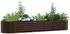 vidaXL Hochbeet Braun 320 x 80 x 44 cm Stahl (42008138)
