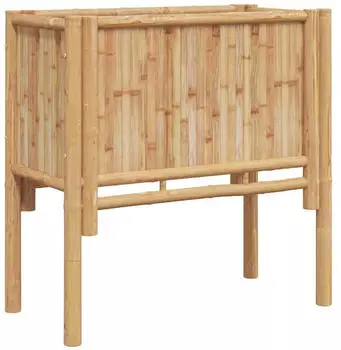 vidaXL Hochbeet Braun 70 x 35 x 70 cm Bambus (4106589)