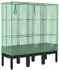 vidaXL Hochbeet mit Gewächshaus-Aufsatz Rattan-Optik 120x40x140 cm (4015820)