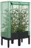 vidaXL Hochbeet mit Gewächshaus-Aufsatz Rattan-Optik 80x40x140 cm (4015819)