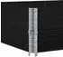 vidaXL Paletten-Aufsatzrahmen 2 Stk. Schwarz 150x100 Massivholz Kiefer (4010306)