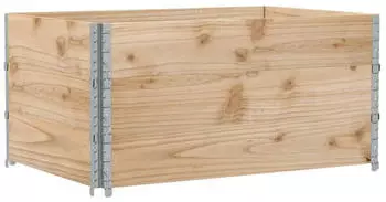 vidaXL Pflanzkasten 120x80 cm Massivholz Kiefer (3295423)