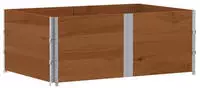 vidaXL Pflanzkasten Braun 150x100 cm Massivholz Kiefer