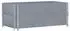 vidaXL Pflanzkasten Grau 100x50 cm Massivholz Kiefer (3295393)