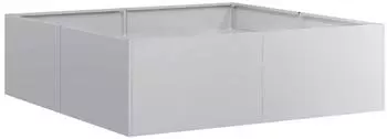 vidaXL Pflanzk&uuml;bel 100x100x30 cm Verzinkter Stahl (860813)