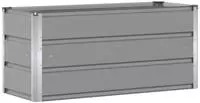 vidaXL Pflanzk&uuml;bel Hellgrau 100 x 40 x 45 cm Stahl