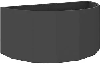 vidaXL Pflanzk&uuml;bel Schwarz 120 x 60 x 50 cm Stahl (883703)