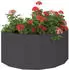 vidaXL Pflanzkübel Schwarz 120 x 60 x 50 cm Stahl (883703)
