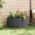 vidaXL Pflanzkübel Schwarz 120 x 60 x 50 cm Stahl (883703)