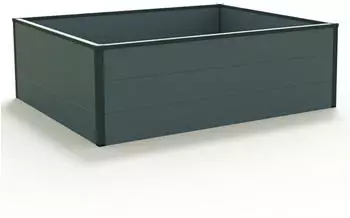GFP - Garten- & Freizeit-Profi Hochbeet 119 x 99 x 39 cm Anthrazit Halfsize (GFPV00497)