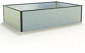 GFP - Garten- & Freizeit-Profi Hochbeet 150 x 99 x 39 cm Aluminium eloxiert Halfsize (GFPV00511)
