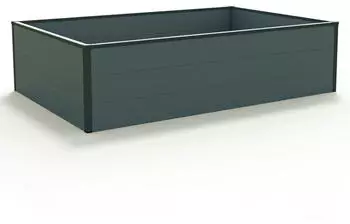 GFP - Garten- & Freizeit-Profi Hochbeet 150 x 99 x 39 cm Anthrazit Halfsize (GFPV00509)