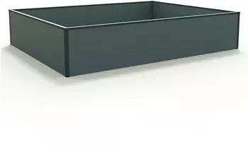 GFP - Garten- & Freizeit-Profi Hochbeet 195 x 150 x 39 cm Anthrazit Halfsize (GFPV00529)