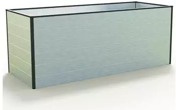 GFP - Garten- & Freizeit-Profi Hochbeet 195 x 77 x 77 cm Aluminium eloxiert Standard (GFPV00338)