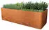 PRIMEYARD Hochbeet 200 x 80 x 80 cm Cortenstahl Rost-Optik (GFPV00818)