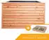 Mega-Holz Rhombus L 120x80x73cm (104064)