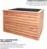 Mega-Holz Rhombus L 120x80x73cm (104064)