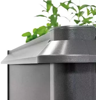 Biohort Schneckenblech f&uuml;r Hochbeet 2 x 0,5 m Dunkelgrau Metallic