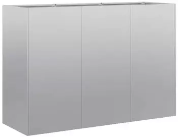 vidaXL Pflanzkübel 120x40x80 cm Stahl Verzinkt (860722)