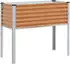 vidaXL Gartenblumentopf Hellbraun 100 x 45 x 90 cm Verzinkter Stahl (42017371)