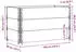 vidaXL Paletten-Aufsatzrahmen 3 Stk. 100x50 cm Massivholz Kiefer (3295370)