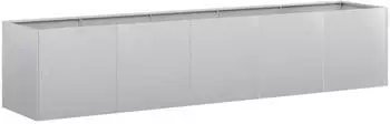 vidaXL Pflanzk&uuml;bel 200x40x40 cm Verzinkter Stahl (860687)