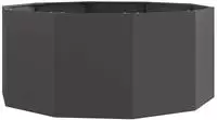 vidaXL Pflanzk&uuml;bel Schwarz 120 x 120 x 50 cm Stahl