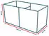 PRIMEYARD Hochbeet 120 x 60 x 60 cm Cortenstahl Rost-Optik Eco (GFPV00963)