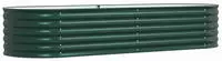 vidaXL Hochbeet Gr&uuml;n 240 x 80 x 44 cm Stahl