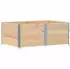 vidaXL Paletten-Aufsatzrahmen 3 Stk. 150x100 cm Massivholz Kiefer (3295382)
