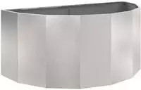 vidaXL Pflanzk&uuml;bel Silber 120 x 60 x 50 cm Edelstahl