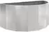 vidaXL Pflanzkübel Silber 120 x 60 x 50 cm Edelstahl (883707)