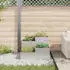 vidaXL Gartenblumentopf Silber 80 x 80 x 60 cm Verzinkter Stahl (865860)