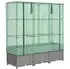 vidaXL Hochbeet mit Gewächshaus-Aufsatz Rattan-Optik 120x40x138 cm (4015857)