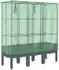 vidaXL Hochbeet mit Gewächshaus-Aufsatz Rattan-Optik 120x40x140 cm (4015834)