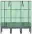 vidaXL Hochbeet mit Gewächshaus-Aufsatz Rattan-Optik 120x40x140 cm (4015834)