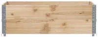 vidaXL Paletten-Aufsatzrahmen 2 Stk. 120x80 cm Massivholz Kiefer