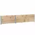 vidaXL Paletten-Aufsatzrahmen 2 Stk. 120x80 cm Massivholz Kiefer (4010275)