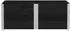 vidaXL Paletten-Aufsatzrahmen 3 Stk. Schwarz 150x100 Massivholz Kiefer (3295383)