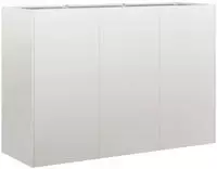 vidaXL Pflanzk&uuml;bel 120x40x80 cm Edelstahl