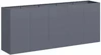 vidaXL Pflanzk&uuml;bel Anthrazit 200x40x80 cm Kaltgewalzter Stahl