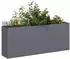 vidaXL Pflanzkübel Anthrazit 200x40x80 cm Kaltgewalzter Stahl (860726)