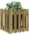 vidaXL Pflanzkübel Latten-Design 50x50x50 cm Kiefernholz Imprägniert (832456)