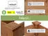 needs&wants Großes Hochbeet Holz XL123,5x123,5x53cm