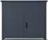 Westmann Plexa Metall Hochbeet mit Stauraum 50x100x85cm