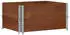 vidaXL Pflanzkasten Braun 80x60 cm Massivholz Kiefer (3295842)