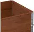 vidaXL Pflanzkasten Braun 80x60 cm Massivholz Kiefer (3295842)