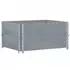 vidaXL Pflanzkasten Grau 80x60 cm Massivholz Kiefer (3295841)