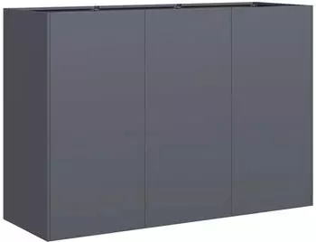 vidaXL Pflanzk&uuml;bel Anthrazit 120x40x80 cm Kaltgewalzter Stahl (860719)
