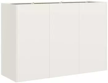 vidaXL Pflanzk&uuml;bel Wei&szlig; 120x40x80 cm Kaltgewalzter Stahl (860718)